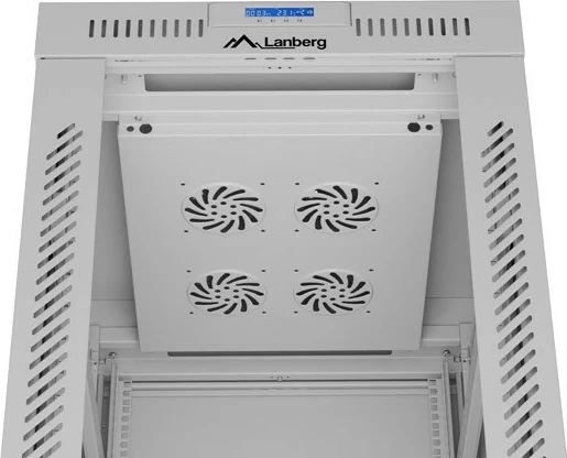 Kasë rack LANBERG Szafy RACK 19" 42U 600x800mm, këmbës, xham LCD, gri