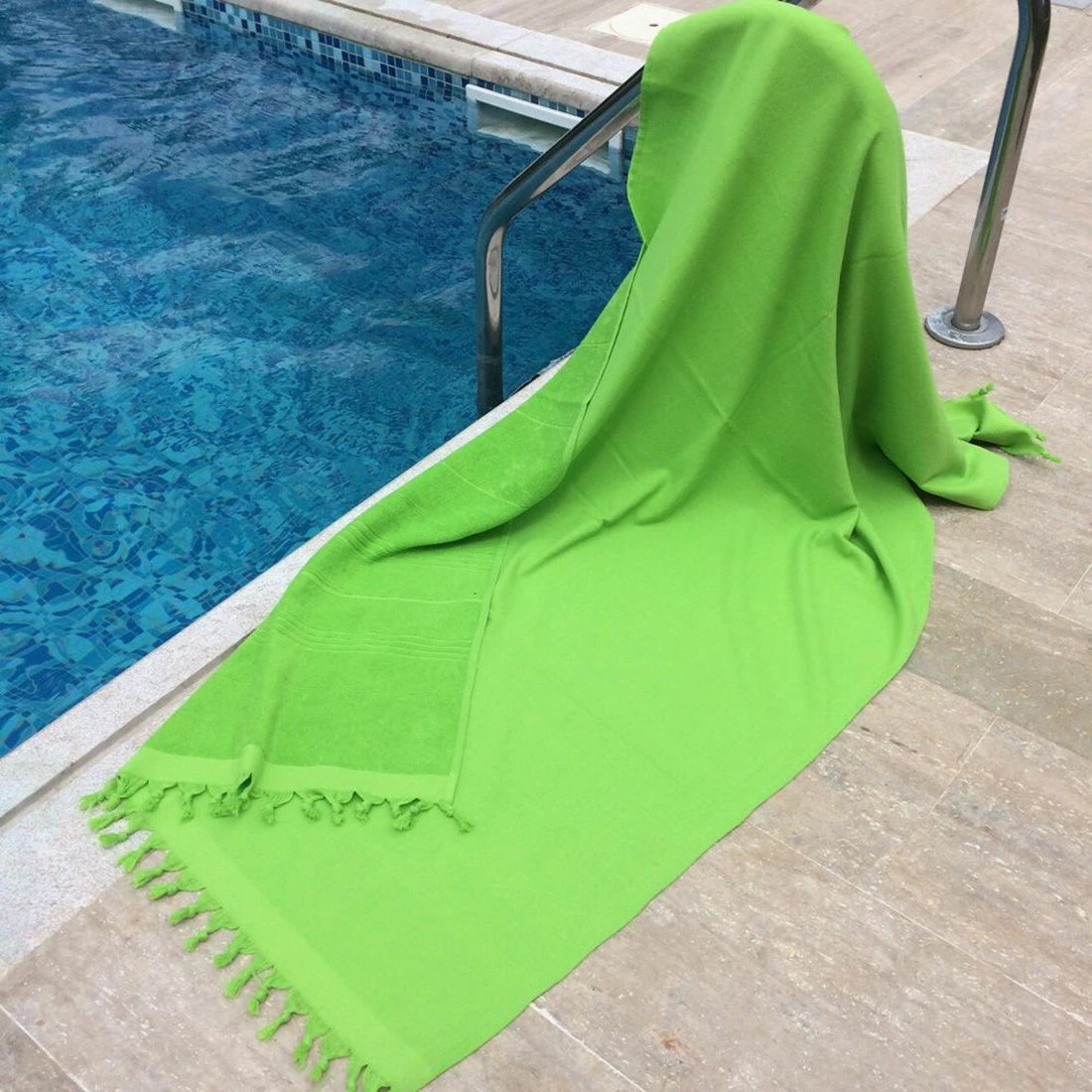 Peshqir plazhi Fouta Mijölnir, Monaco, ngjyrë e gjelbër