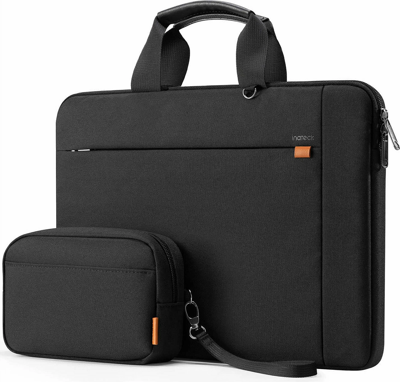Çantë laptopi Inateck LB02014-15, për 16", me dorezë, me ndarje për tablet, e zezë