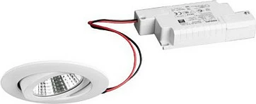 Spot LED i futur Brumberg BB03 39363073, 6W, 3000K, dimmable, i rrotullueshëm, i bardhë