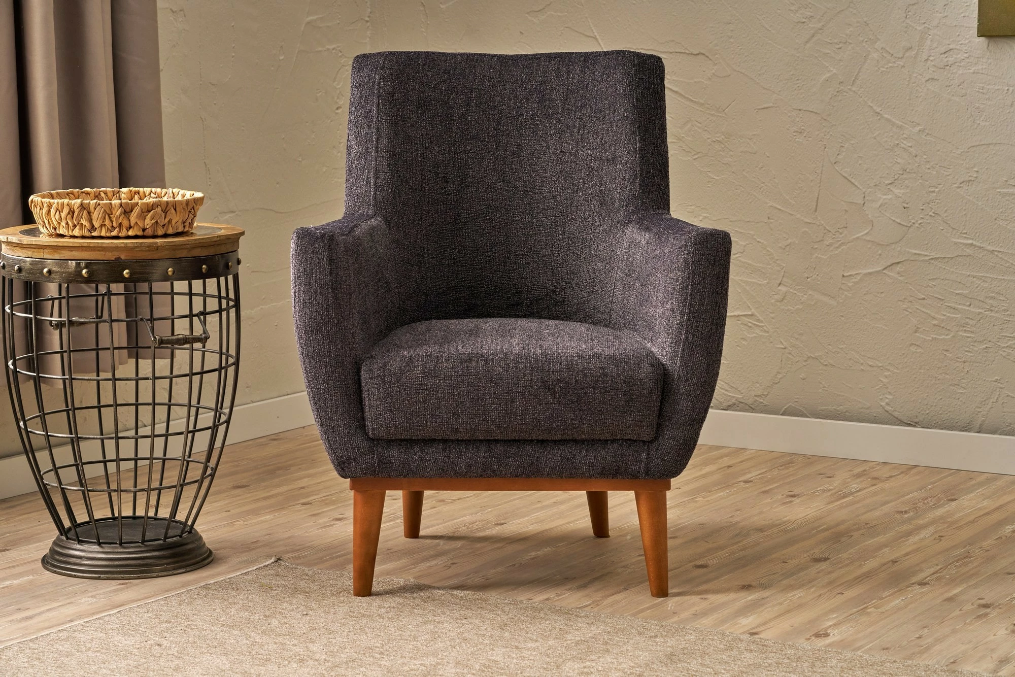 Karrige wing Atelier del Sofa, Gonca, anthracite v2