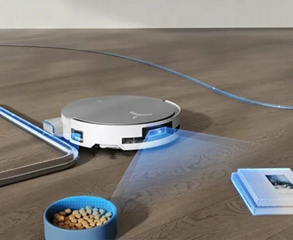 Fshesë robotike Ecovacs Deebot X8 Omni, 18000 Pa, OZMO Roller, stacion OMNI, e bardhë