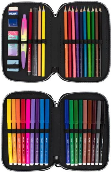 Milan Fotrolle Me 2 Zips E Mbushur Sunset Black 081264Snk1P