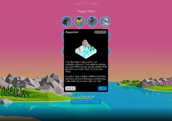 The Battle of Polytopia: Aquarion Tribe DLC EN/DE/FR/IT/PT/RU/ES Global