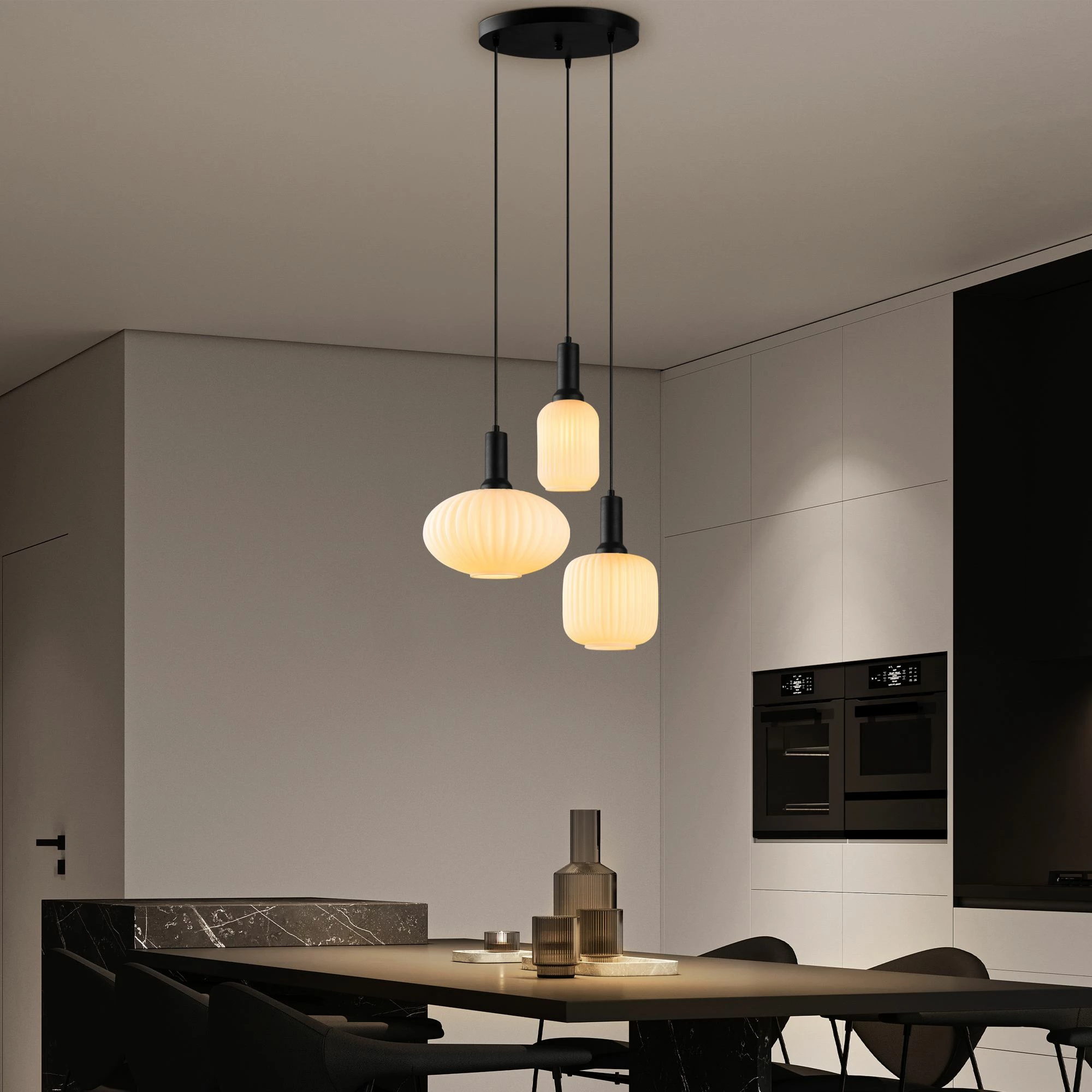 Llambë tavani Opviq, Asker - 15202, e zezë