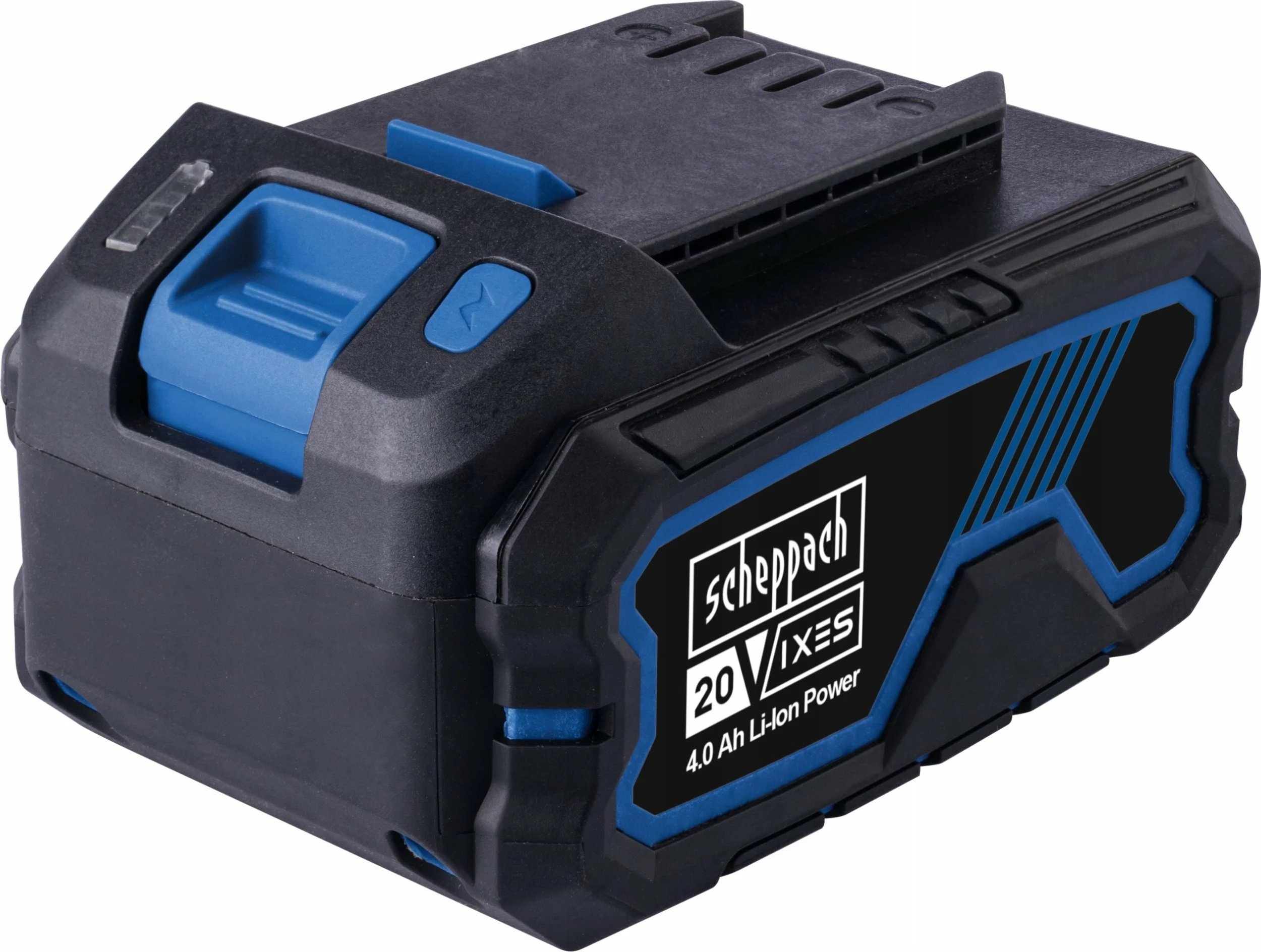 Bateri Scheppach SBP4.0 20 V IXES, 4 Ah Li-ion, zezë/kaltër