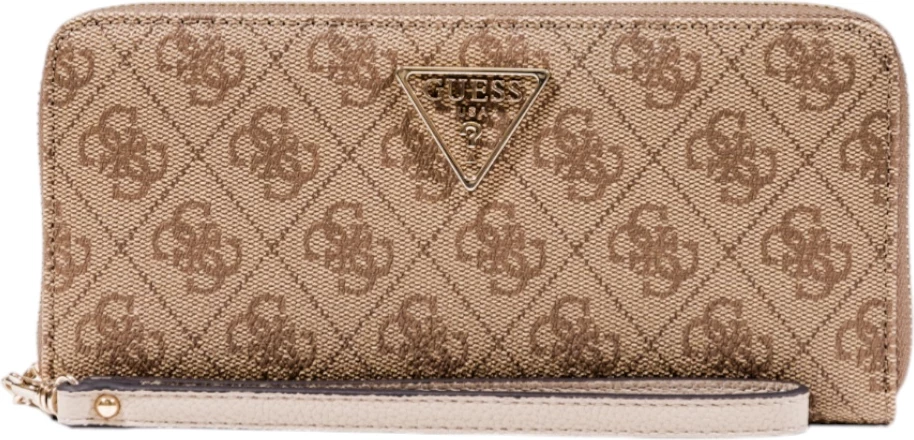 Portofol për femra Guess Laurel II SLG Large Zip Around SWSG74 59146, bezhë