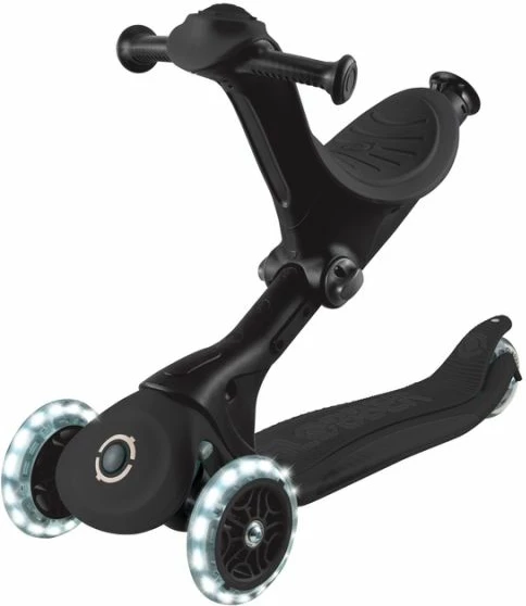 Trotinetë me ulëse Globber GO•UP DELUXE LIGHTS 3-në-1 për fëmijë