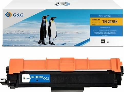 Toner G&G TN-247BK (NT-PB247BK) 3000 faqe, i zi, 1 copë