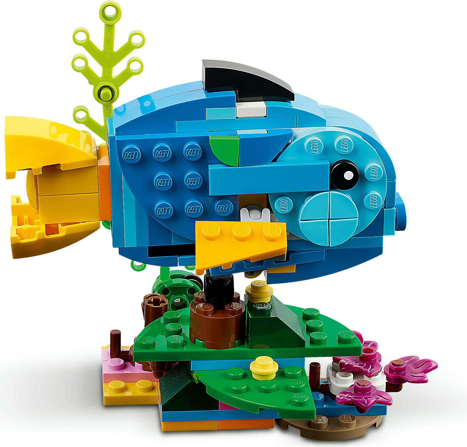 Set ndërtimi LEGO Creator 3-in-1 Papagalli Ekzotik, 253 pjesë, shumëngjyrësh