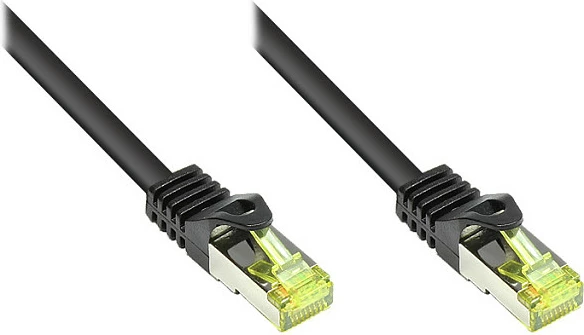 Kabllo rrjeti GoodConnections Cat7 S/FTP, 1.5m, 10Gbps, e zezë