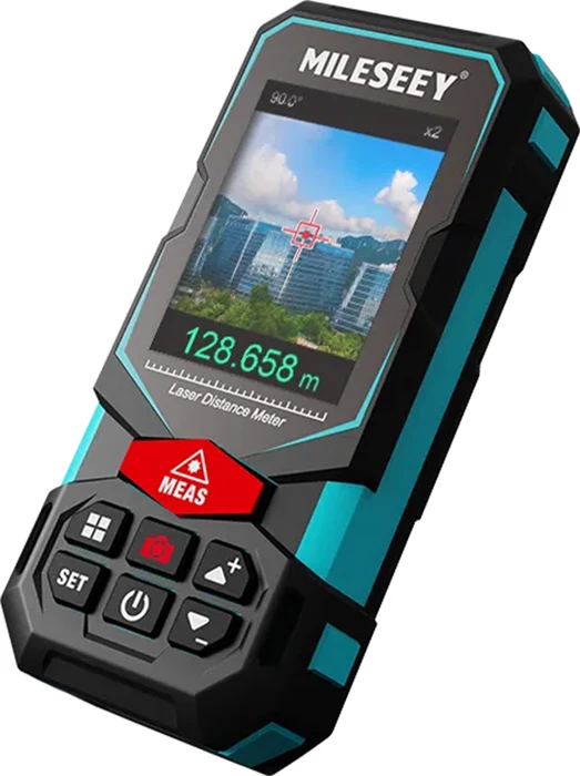 Matës distance lazer Mileseey S7Mil, rreze 100 m, viewfinder digjital 2x, ekran IPS 2.4", Bluetooth, IP65