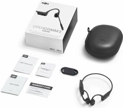 Kufje bone conduction Shokz, të zeza