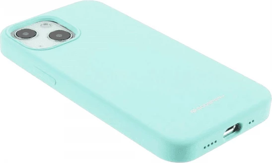 Mbështjellës silikoni Goospery Soft Feeling për iPhone 15 Pro Max, mint