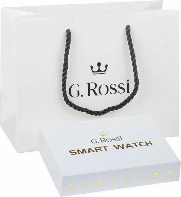 Smartwatch për femra G.ROSSI, e zezë
