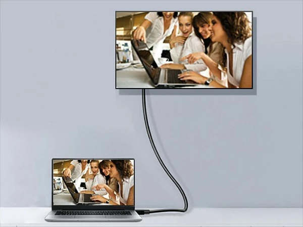 Kabllo DisplayPort 1.4 Equip, 1m, e zezë
