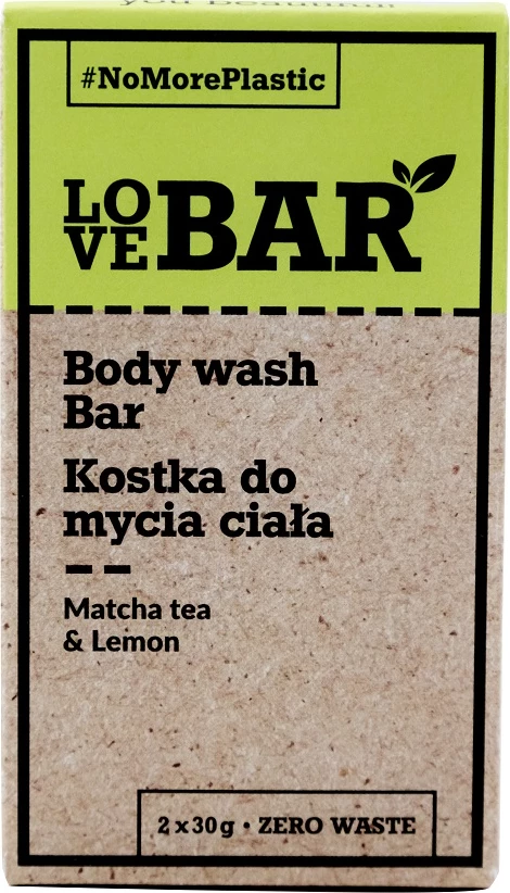 Sapun trupi për femra Love Bar Matcha & Lime 2x30g