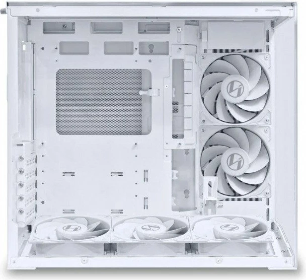 Kasë Lian Li O11 Dynamic Mini V2 Flow O11DMIV2FW, Mini Tower ATX/mATX/Mini-ITX, tempered glass, USB-C, e bardhë