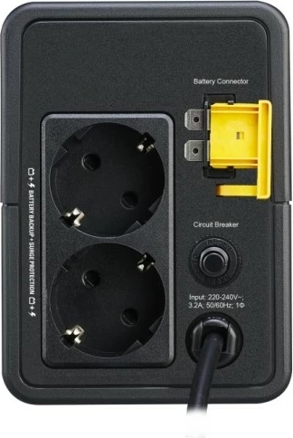 Kasë UPS APC BVX700LI-GR, 700VA, 230V, AVR, 2 Schuko, e zezë