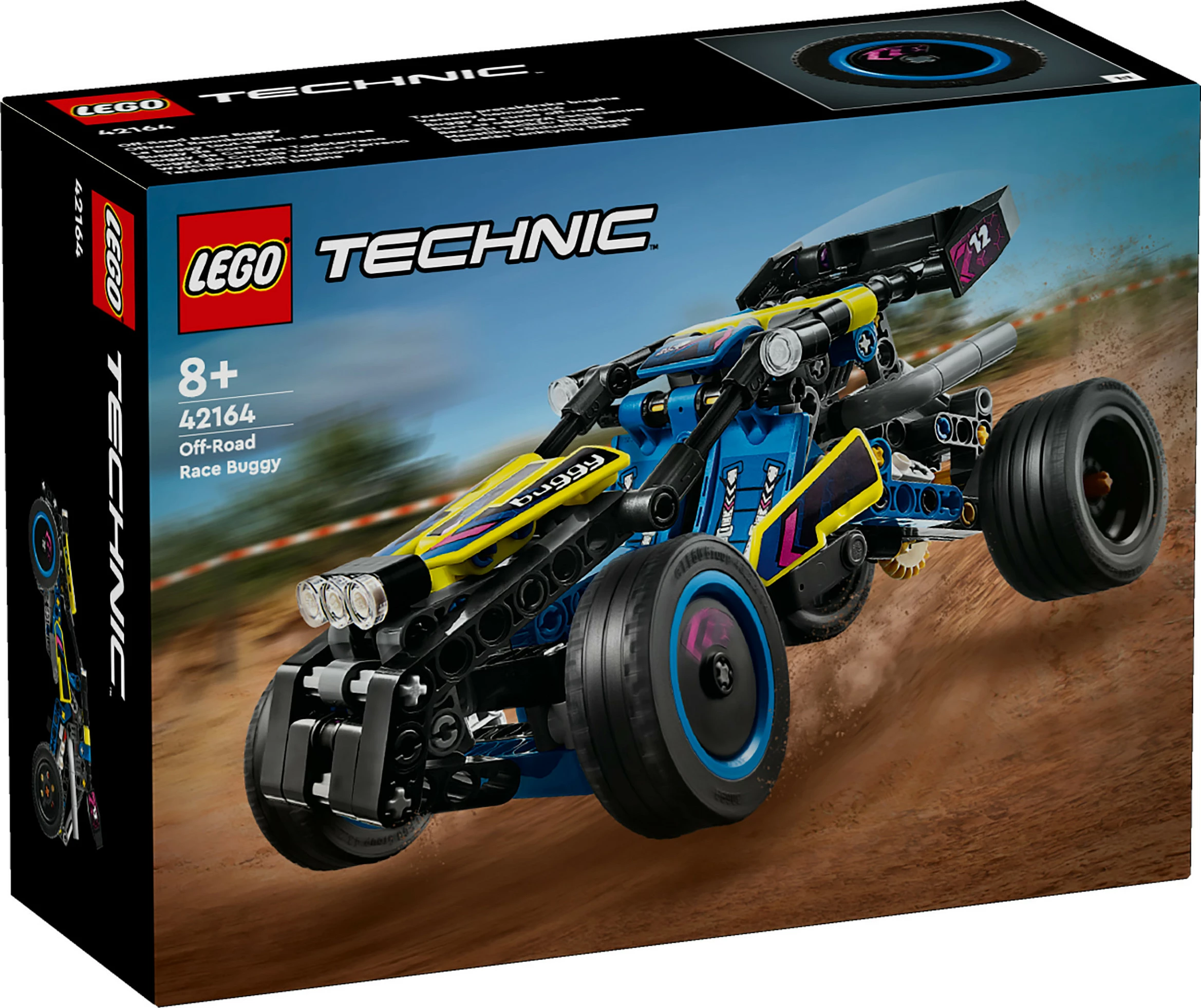 Set ndërtimi LEGO Technic 42164 Offroad Rennbuggy, 219 pjesë, multikolor