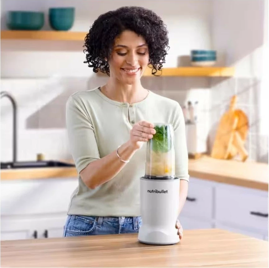 Blender Nutribullet NBT1006MW, 1000W, 2 gota Tritan, bardhë mat