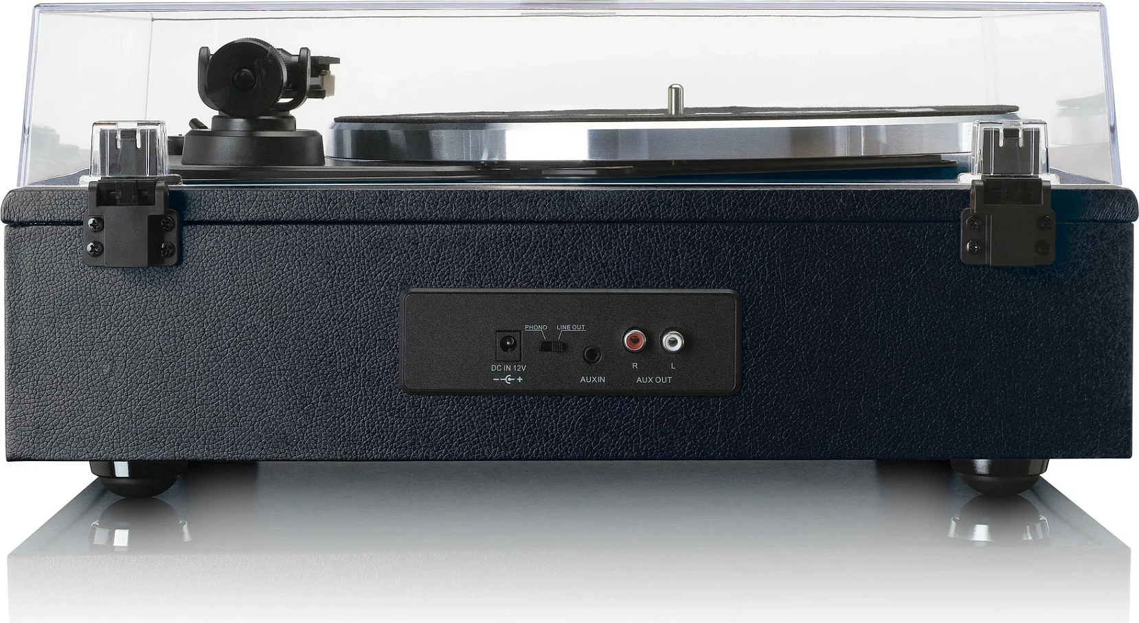 Gramafon Lenco LS-430BK, me altoparlantë të integrum, Bluetooth 5.0, 40 W, 33/45 RPM, i zi