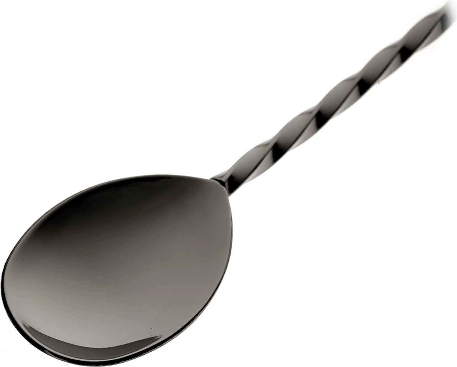 Lugë koktejesh me muddler, BarFly, 300 mm, inox 18/8, e zezë