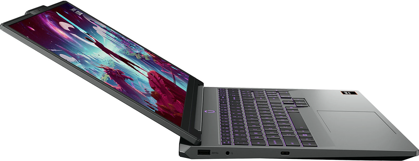 Laptop Lenovo LOQ 15AHP11, Ryzen 7, 16GB RAM, 512GB SSD, GeForce RTX 5060, Windows 11 Home, gri