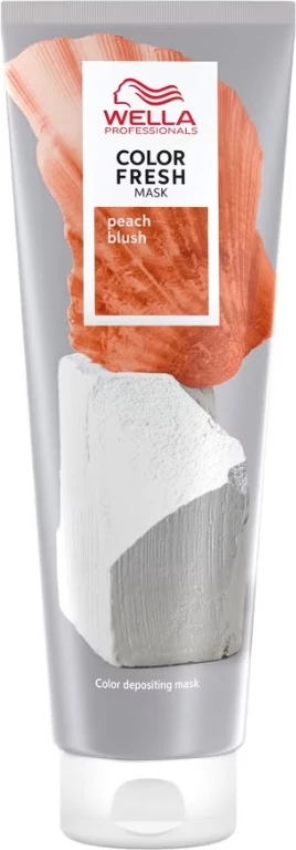 Maskë ngjyruese ushqyese për flokë Wella Professionals Color Fresh Mask për femra Peach Blush 150ml
