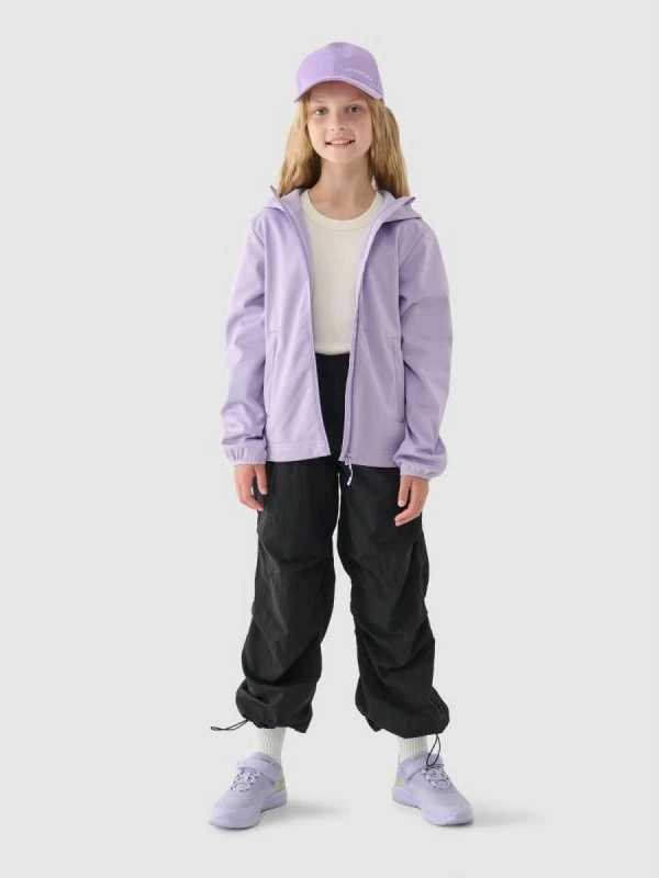 Jakne softshell për femra të vogla 4F, e kaltër [Madhësia: 164]