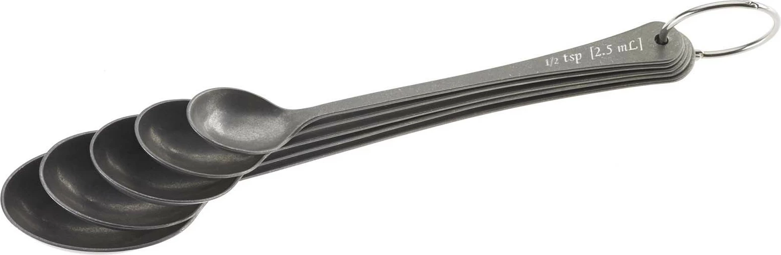 Set lugë matëse bari, BarFly, 5 copë, 2.5/5/7.5/10/15 ml, vintage