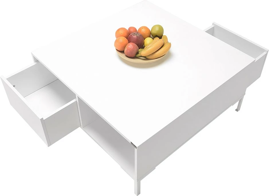 Tavolinë kafeje Hanah Home, SHP-660-DD-1, ngjyrë Diamond White