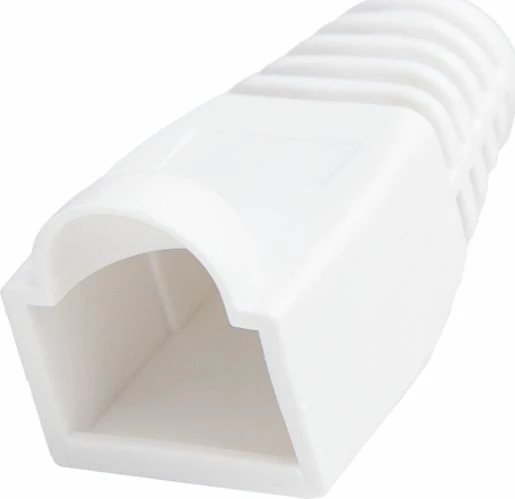 Kapak mbrojtës për prizë RJ45 Unitek 6 mm, 100 copë, i bardhë
