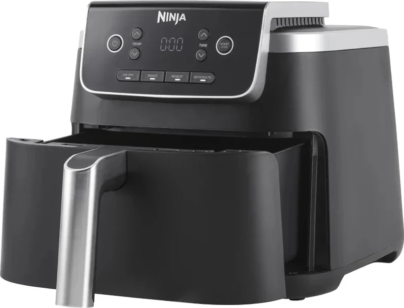 Fritezë me ajër, Ninja, AF140EU, kapacitet 4.7 L, temperatura 40-240°C, 4 funksione, e zezë