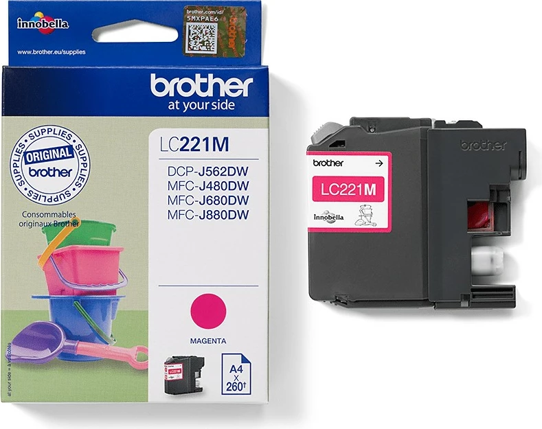 Toner Brother LC221M magenta, 260 faqe