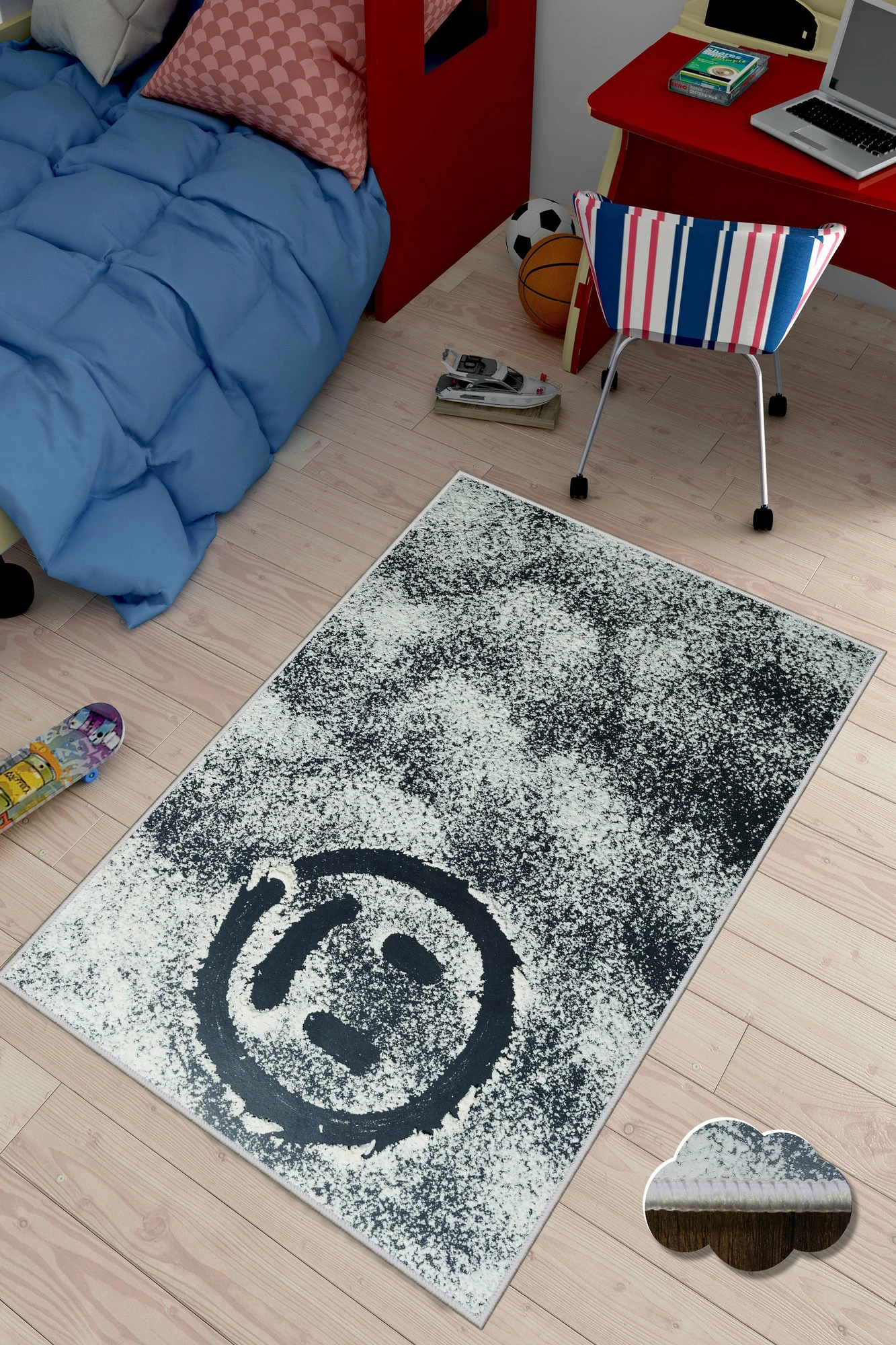 Qilim korridori, shumëngjyrësh, 100x300cm, Conceptum Hypnose, WOOKECE067