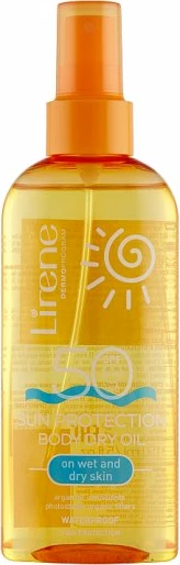 Vaj mbrojtës ndaj diellit Lirene 50 SPF, 150 ml