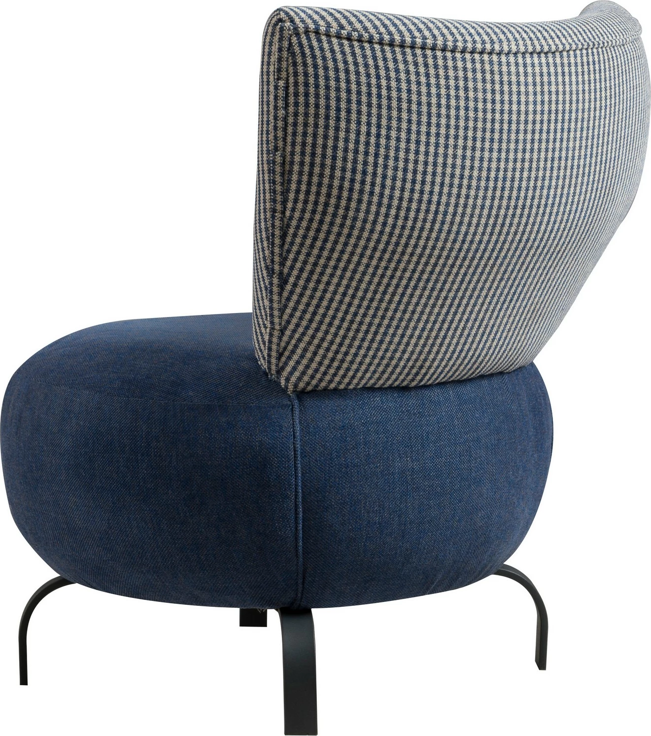 Karrige wing Atelier del Sofa, Loly, ngjyrë kaltër e errët