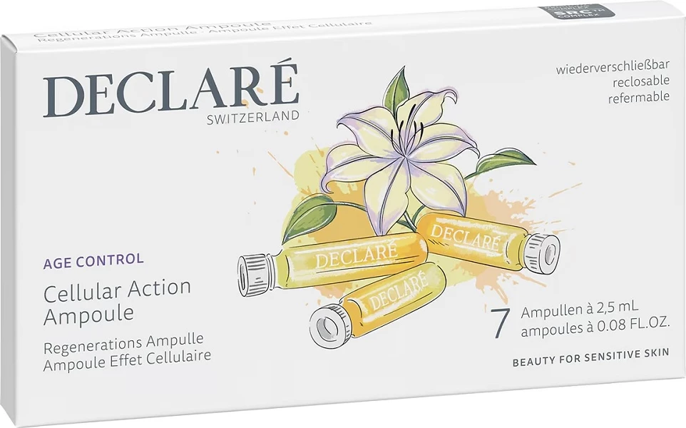 Ampula për fytyrë për femra Declare Age Control Regenerating 7x2.5ml