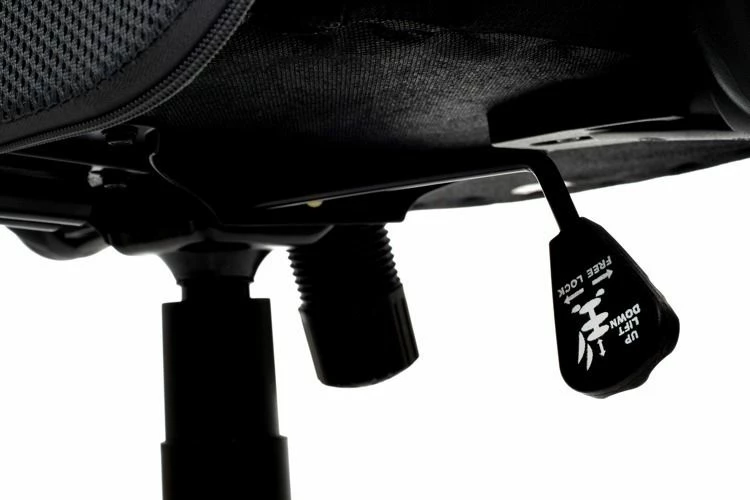 Karrige zyre Funfit Xenos Compact, me rrota, me mbështetëse krahu, e rregullueshme 38-48 cm, max 120 kg, e zezë