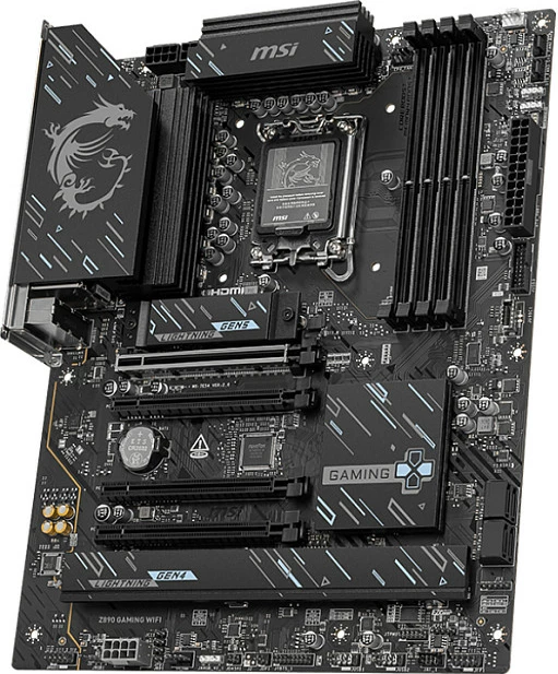 Pllakë amë MSI Z890 GAMING WIFI, LGA 1851, DDR5 deri 256GB, ATX, Wi‑Fi 7, e zezë