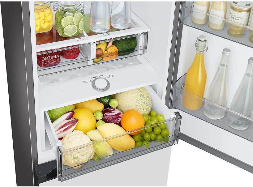 Frigorifer i kombinuar Samsung RB34C7B5E12/EF 390L BESPOKE klasa energjike E Clean White