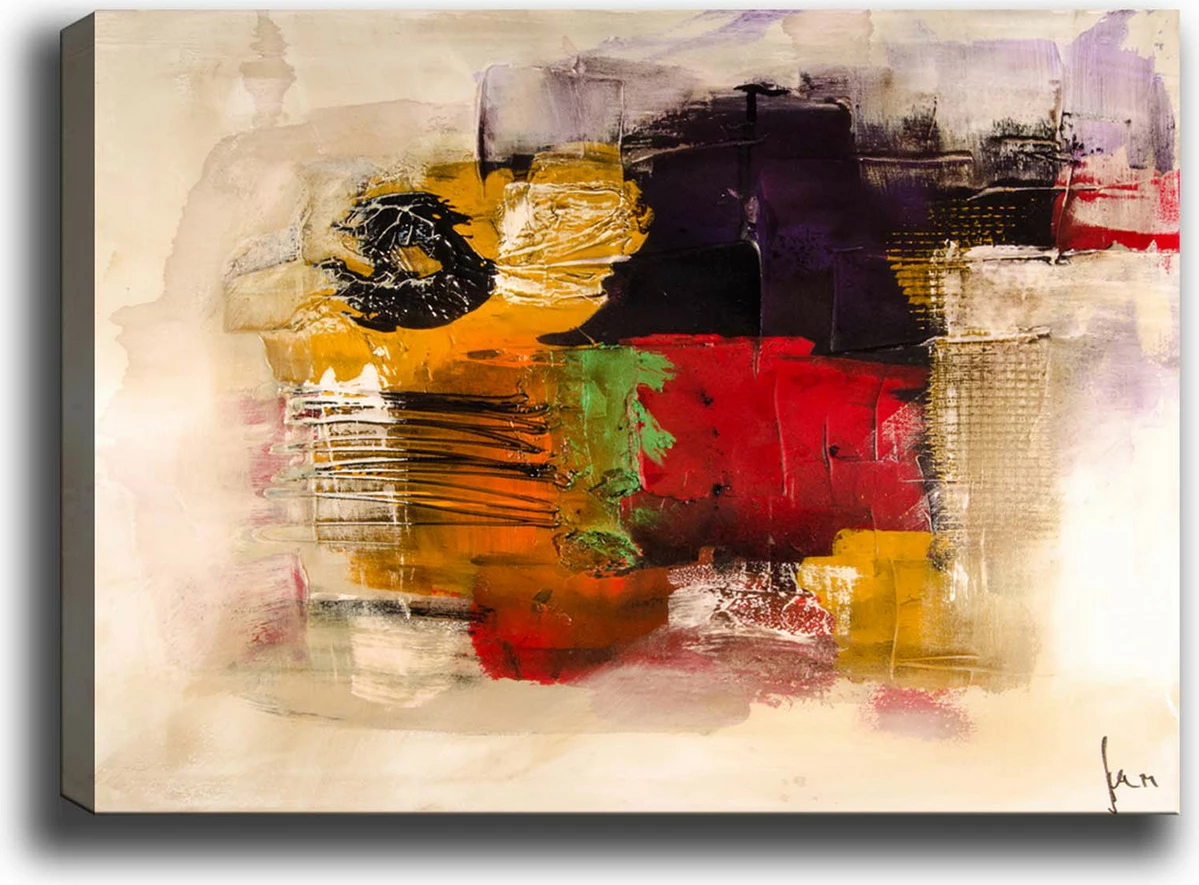 Pikturë dekorative në kanavacë, shumëngjyrëshe, 70x100cm
