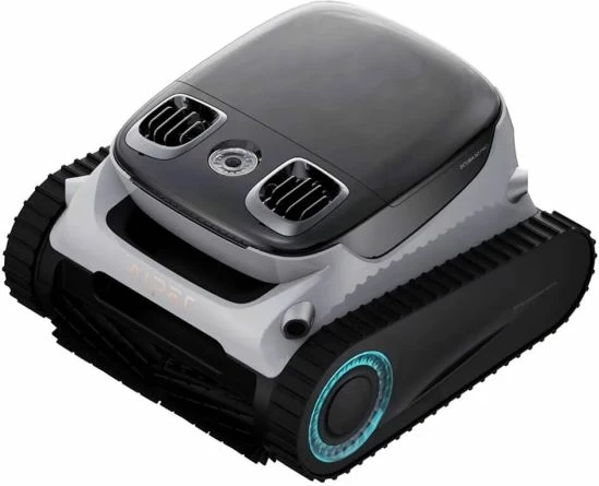 robot pastrues për pishinë AIPER Scuba N1 Pro, bateri, 420 LPM, kosh 5 L, deri 180 min, zi/gri