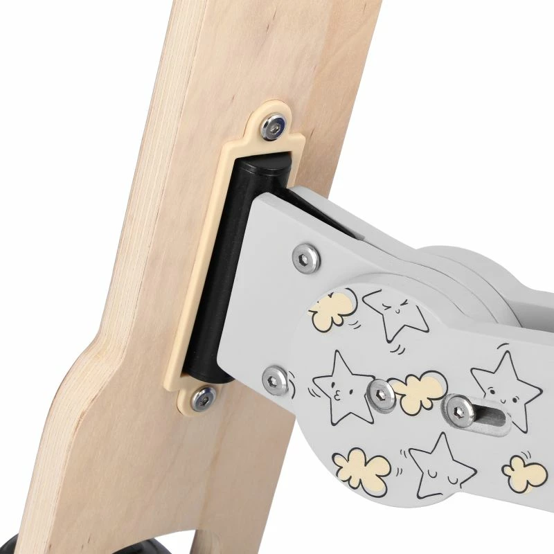 Bicikletë e balancës dhe trotinet për fëmijë 2në1 Spokey WOO-RIDE MULTI, e verdhë