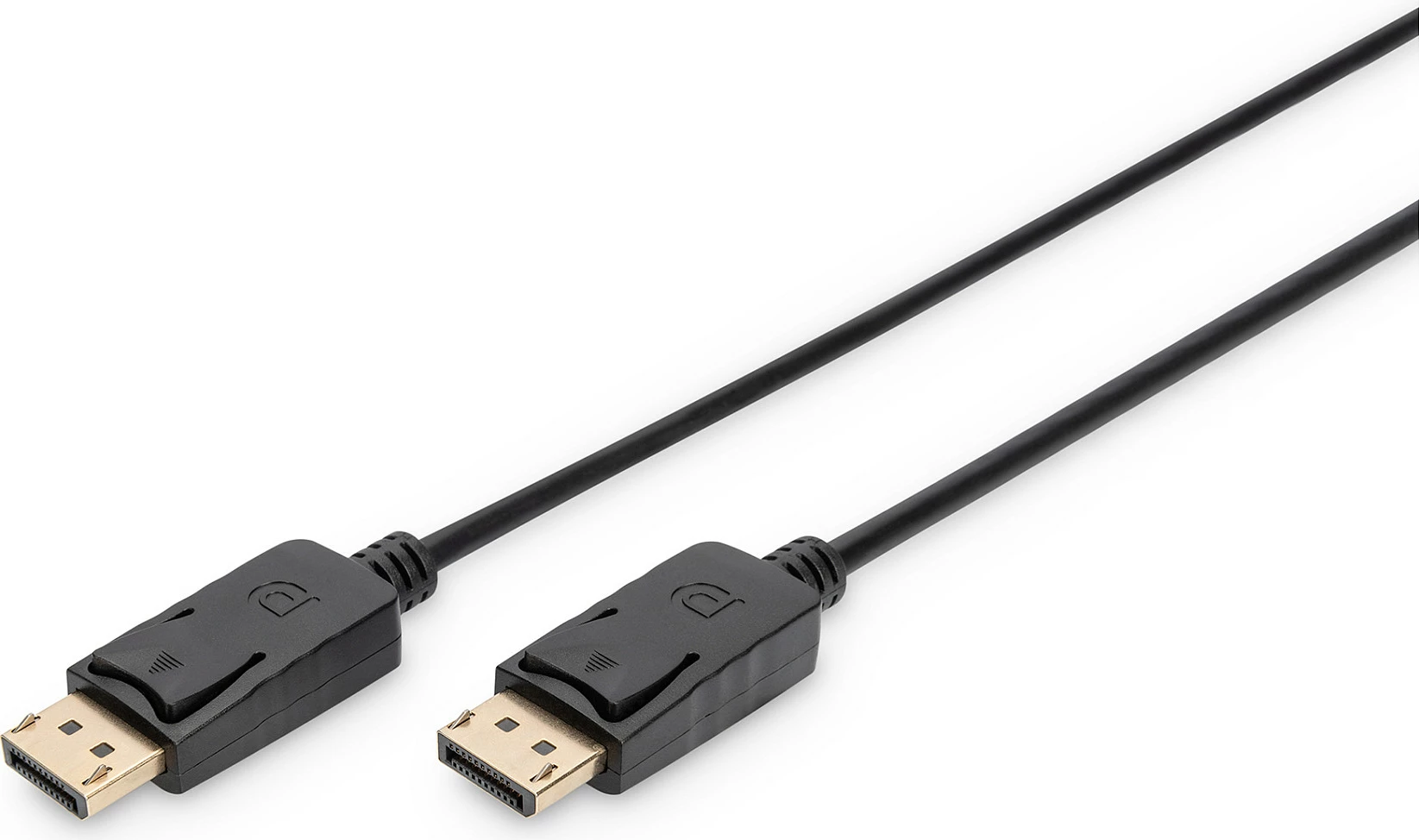 Kabllo DisplayPort Digitus, 1 m, DP-DP, 1080p, e zezë