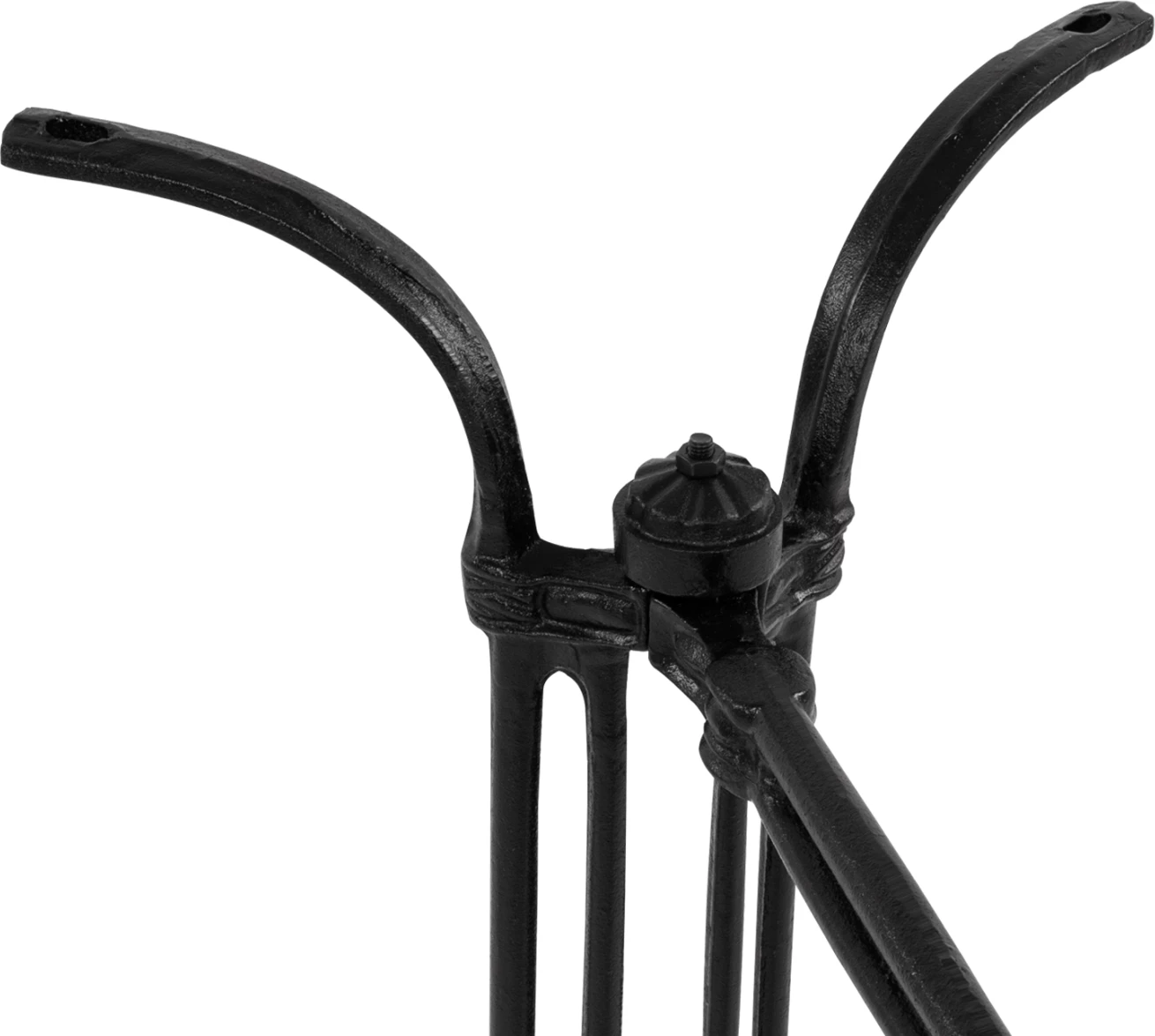 Bazë tavoline nga gize dy kolona FH443 ngjyrë e zezë 82X50X71H