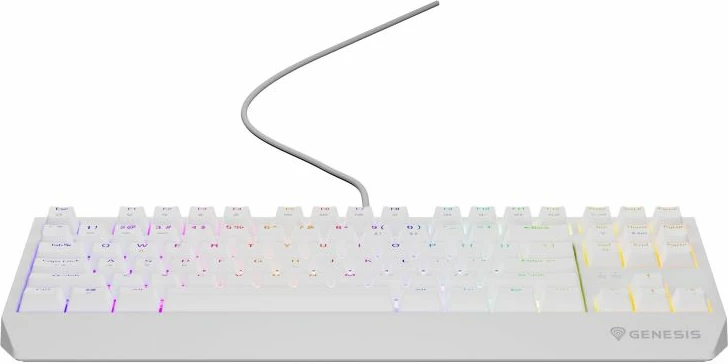 Tastierë mekanike gaming Genesis Thor 230 TKL, e bardhë