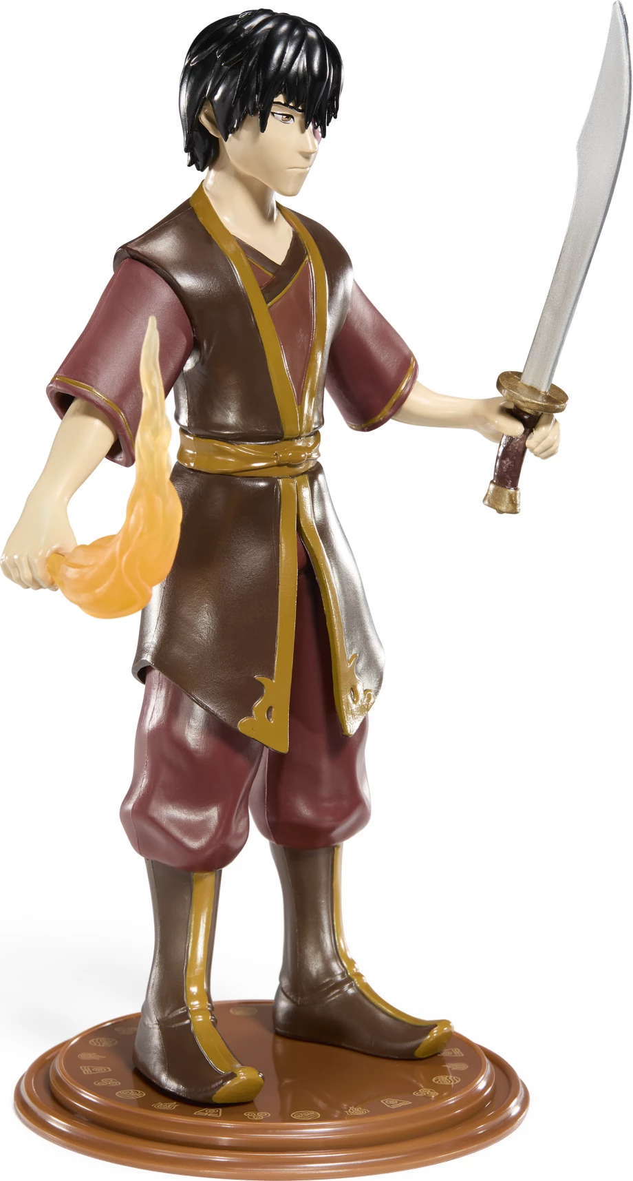 Figurë koleksionuese Noble Collection Bendyfigs Zuko 19 cm, me stendë dhe aksesorë