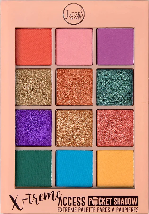 Paletë për sy J.Cat Beauty X-Treme Access Pocket Shadow 103 Pops of Paparazzi për femra, 10g